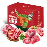 汗王部落 内蒙草原牛肉 原切新鲜 烧烤火锅食材<肆>3500g