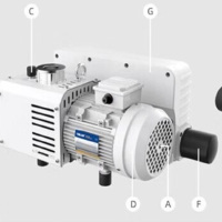双级油旋片真空泵 单相 VRD-8/220V KF25