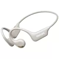 飞利浦(PHILIPS)TAA1708 蓝牙耳机骨传导概念挂耳式开放式运动跑步(单位:个)白色
