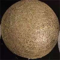 铁丝吊球场景布置金色20cm