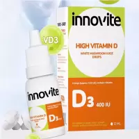 英珞维维生素d3滴剂白蘑菇维生素液体D3滴剂复合维他命d3进口 12ml