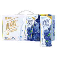蒙牛真果粒蓝莓果粒牛奶饮品250ml *12/箱