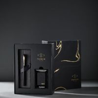 zippo打火机套装+派克威雅XL经典黑金夹宝珠笔
