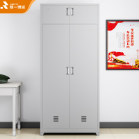 精一博诚士兵柜内务柜干部双人铁皮柜宿舍双门士官更衣储物柜 加厚款
