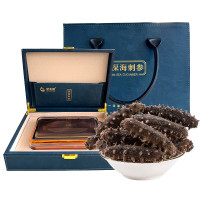 星龙港 大连底播干海参礼盒 节日送礼 精品礼盒 福寿双全(10-15头) 80g*1盒