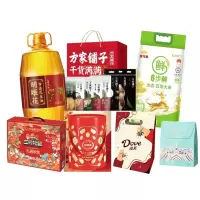 胡姬花&金龙鱼&方家铺子&三只松鼠 &德芙&三胖蛋 “福气满堂”套餐 (700档)