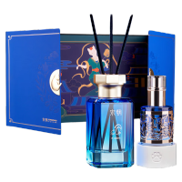 宋朝懒猫蓝色香薰礼盒