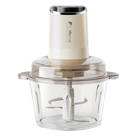 小熊搅拌机家用绞馅机肉馅蒜蓉机全钢搅肉机QSJ-F03T2