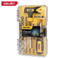 得力(deli) DL1129 棘轮手柄精密螺丝刀 35件套