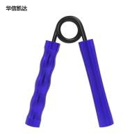 华信凯达 A型握力器 铝合金金属握力器 蓝色竹节200磅 手部力量锻炼握力器