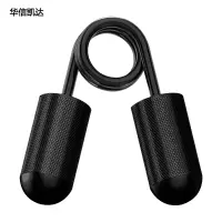 华信凯达 铝合金金属握力器指力器锻炼手指力量握力器 黑色 2个装