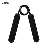 华信凯达 铝合金握力器 A型握力器 双圆黑色200磅 手部力量锻炼握力器