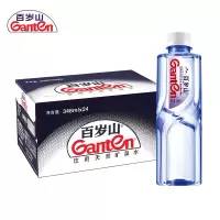 景田 百岁山 饮用天然矿泉水 348m1*24瓶整箱装 10箱装