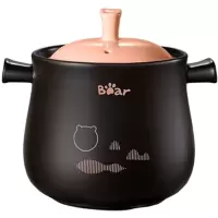 小熊砂锅4.5L炖锅炖汤煲仔饭陶瓷养生锅CP-G0018-S02