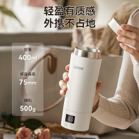 LOTOR烧水壶便携式烧水杯旅行电热水杯家用烧水壶316L不锈钢内胆热水壶户外LD-DRSB-4