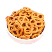 双合成 蛋糕烘焙装饰饼干劳伦兹饼干圈蝴蝶结碱水面包圈咖啡伯力爵小饼干蝴蝶型饼干 100g *1盒