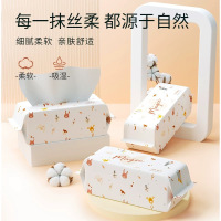 老棉农一次性洗脸巾加大加厚纯洁面巾洁面擦脸巾洁面柔巾抽取式60抽*3包