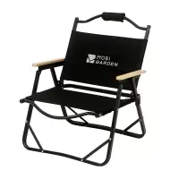 牧高笛(MOBI GARDEN OUTDOOR) 山川铝合金折叠低躺椅pro NX22665048 曜石黑