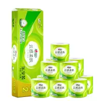 心相印(Mind Act Upon Mind)BT5612(单提)云感160克12粒装四层立体压花卷筒卫生纸