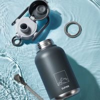 苏泊尔苏泊尔大容量多饮保温壶1L.穹顶黑/KCV10AD20