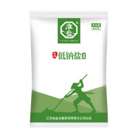 微盐食用盐低钠盐500g加碘盐家用食盐焗泡菜腌制精制细盐巴