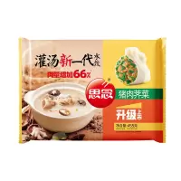 思念灌汤猪肉荠菜水饺455g