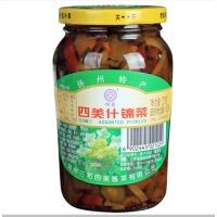 苏宁宜品什锦菜375g*1瓶四美什锦菜扬州酱菜腌制酱菜食品调味品