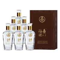 五粮液股份出品 福喜迎门臻藏水晶52度500ml*6瓶装整箱浓香白酒