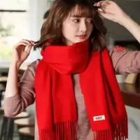 恒源祥围巾(红色)