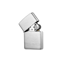 ZIPPO 打火机防风煤油 沙子-拉丝镀铬 单机