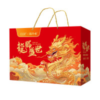 26年红金龙年味礼盒598型-珍味礼