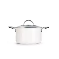 so.home梵音珐琅汤锅R472-20白色3.6L/个