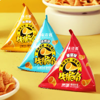 味滋源 牛脆角独立包装虎牙脆妙脆角三角脆尖角脆膨化食品休闲零食小吃 牛角脆500g整箱