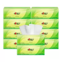 心相印(Mind Act Upon Mind)10DT15100茶语私享抽纸3层(100抽/包)面巾纸餐巾纸10包/组