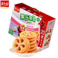 嘉士利果乐果香 饼干零食礼盒轻食果纤夹心饼干混合口味552g.
