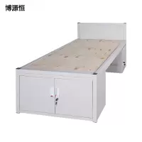 博源恒营具单层床钢制铁架床宿舍钢制单人床1200mm宽
