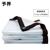 予界 透明防水布 保温防寒塑料户外篷布透明防雨篷布 3*1m[3平方米]