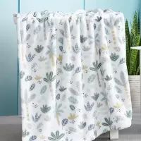 雅兰家纺 椰语法兰绒午睡毯 95x135cm 约400g 单位:张