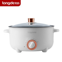 龙的(LONGDE)LD-HG313G 多功能电火锅1000W/3L 无蒸笼 1台