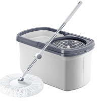 大卫清洁工具双驱动旋转拖把桶套装免手洗干湿两用桶体清洗0死角D10