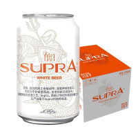 珠江啤酒11度雪堡白啤酒330ml*24罐整箱罐装精酿鲜啤易拉罐 330mL 24罐