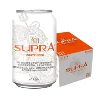 珠江啤酒11度雪堡白啤酒330ml*24罐整箱罐装精酿鲜啤易拉罐 330mL 24罐
