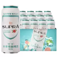 珠江啤酒高麦汁浓度经典老珠江罐整箱装酒水国产啤 雪堡精酿冷萃皮尔森 500mL 12罐