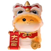 2025蛇年吉祥物摆件灵蛇献瑞系列 单位:1个