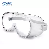 赛仁护目镜全封闭式隔离眼罩飞沫风沙防护眼镜内部可带近视镜