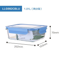 乐扣乐扣格拉斯耐热玻璃保鲜盒 1.01L