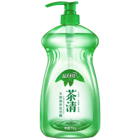 蓝月亮洗洁精洗涤精洗涤灵食品可用绿茶清香洗洁精1kg*1瓶
