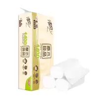 清风(APP)无芯卷纸马蹄莲4层140克*10卷卫生纸巾平纹长卷(新老包装交替发货)可溶于水