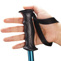 开拓者(PIONEER)狼牙6系户外登山杖手杖健走杖拐杖铝合金超短三节伸缩便携徒步