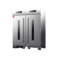 德玛仕 XDR1000-F1A (含安装)热风循环 商用立式高温双开门厨房餐厅食堂专用不锈钢消毒碗柜1000L电脑款